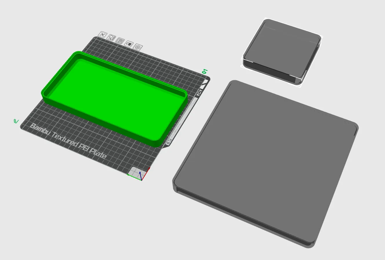 Khay phân loại xếp chồng 3 kích thước