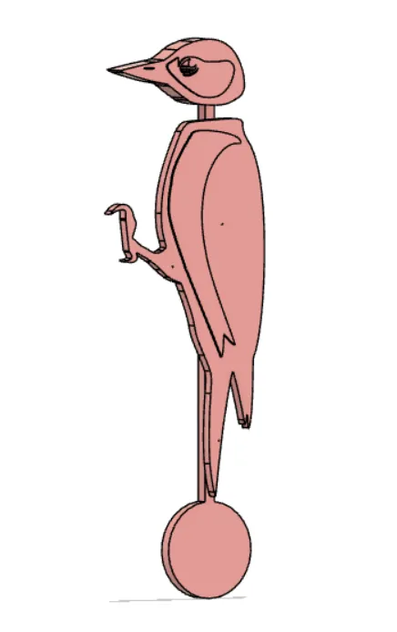 Đầu gỗ có thể điều chỉnh của chim gõ kiến V2