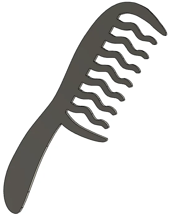 Lược chải tóc cho tóc xoăn