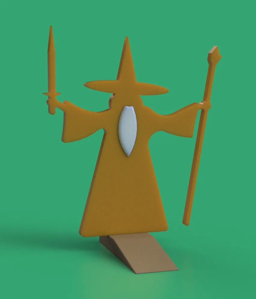 Gandalf ngăn cản cánh cửa không cho đi qua