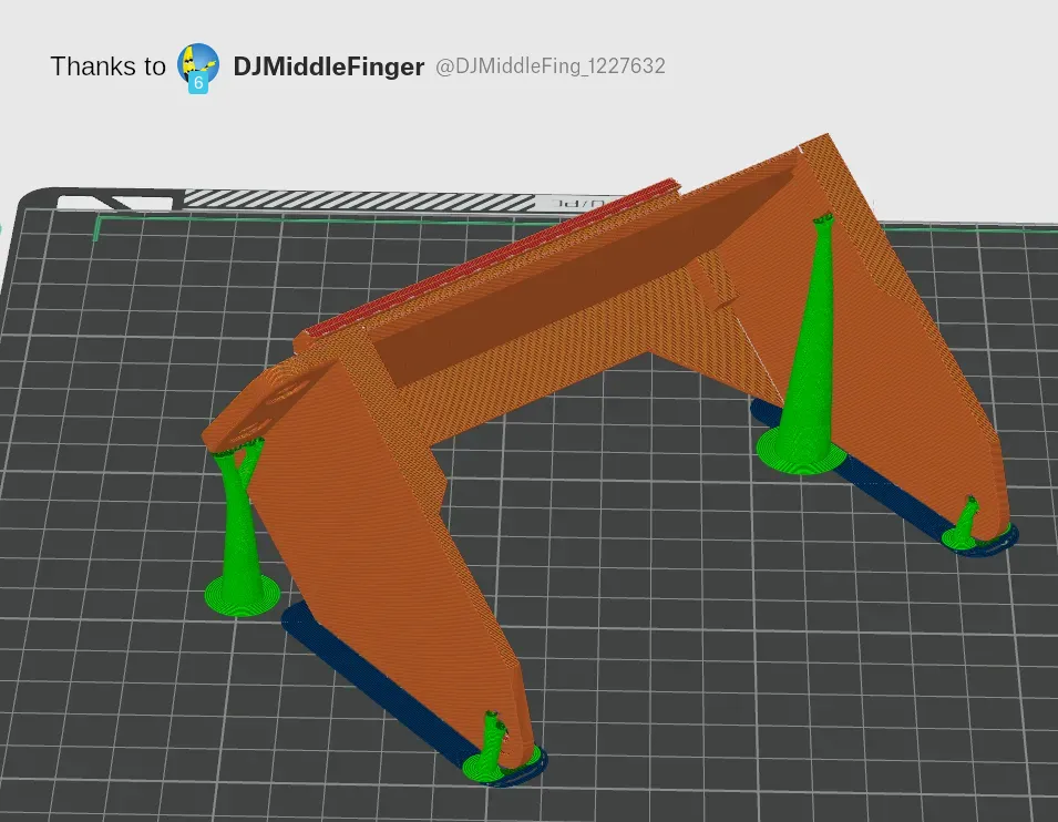 Giá đỡ PSU Meanwell LSR350 cho Ender 3 Pro trên thanh v-slot 40mm