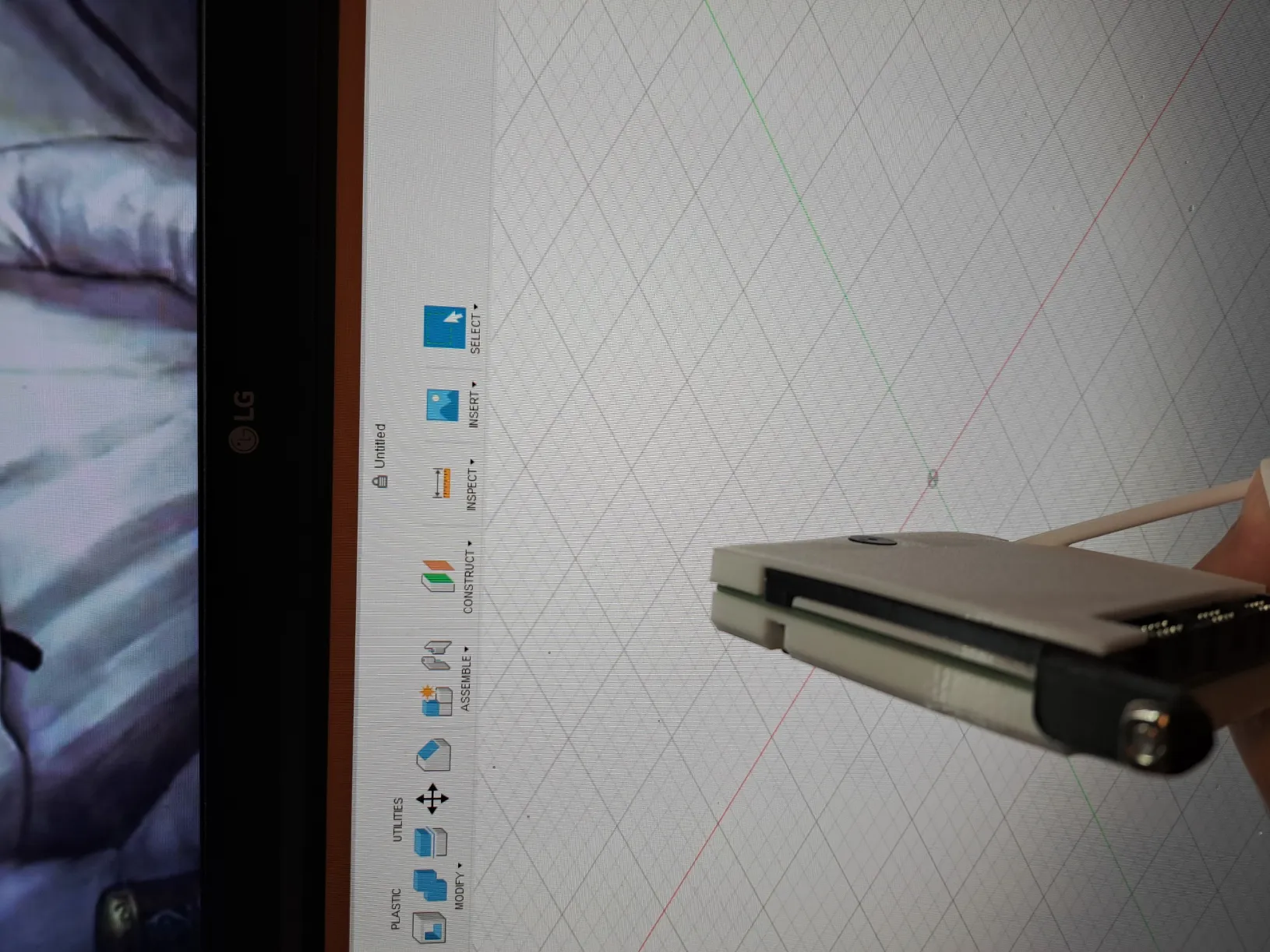 Mặt sau cho mô-đun hiển thị thấp gọn Ender 3