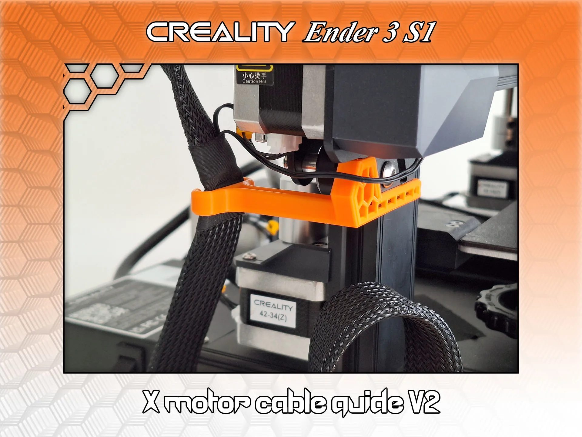 Hướng dẫn cáp động cơ Ender 3 S1 X V2 phiên bản tổ ong