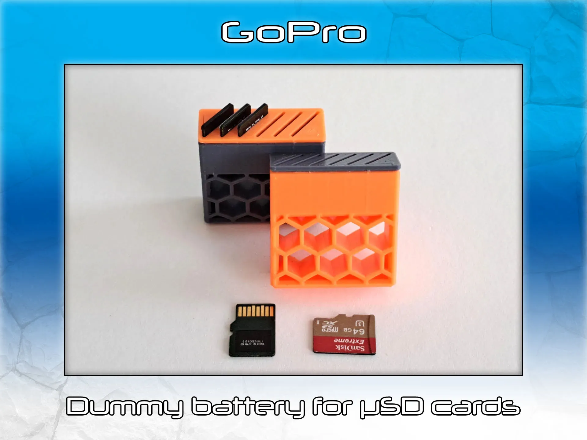 Pin giả cho thẻ nhớ µSD dùng trong hộp pin