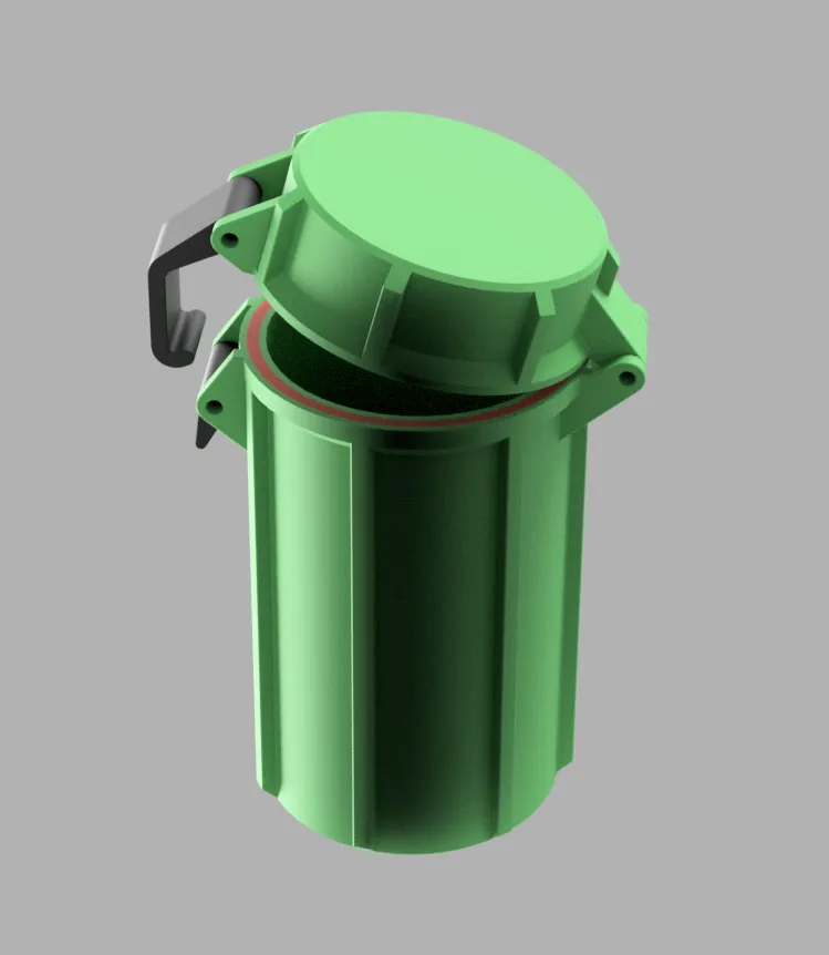 Thùng chứa tròn chống va đập tùy chỉnh hoàn toàn