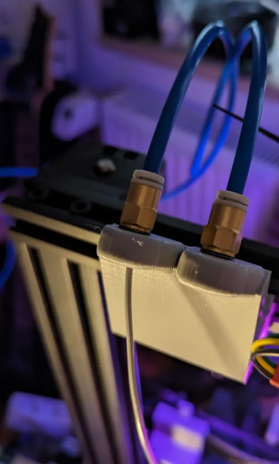 Hướng dẫn lắp đặt 2 (đến 4) coupler PTFE cho máy in 3D