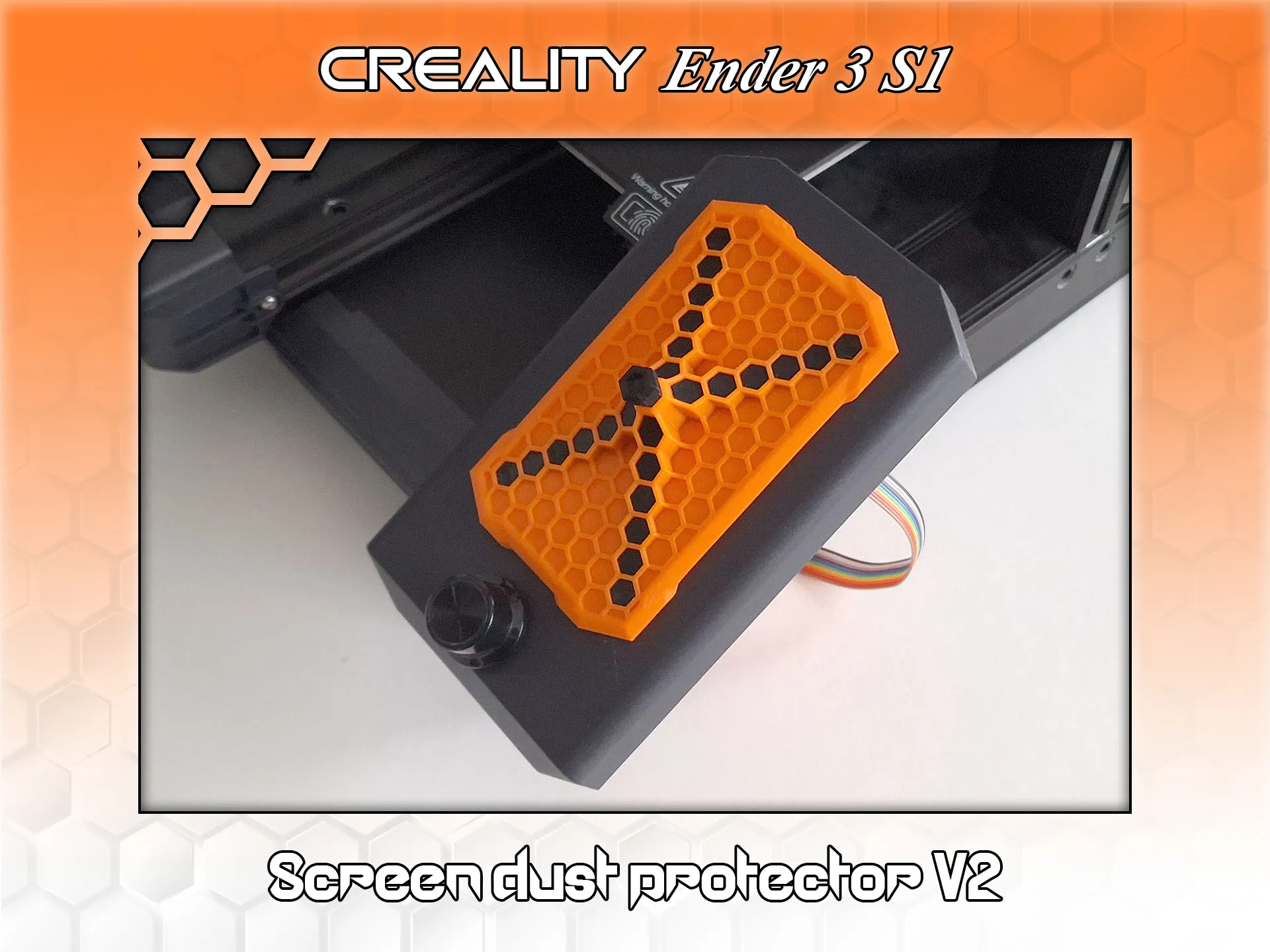 Bộ bảo vệ màn hình chống bụi V2 cho máy in Ender 3 S1