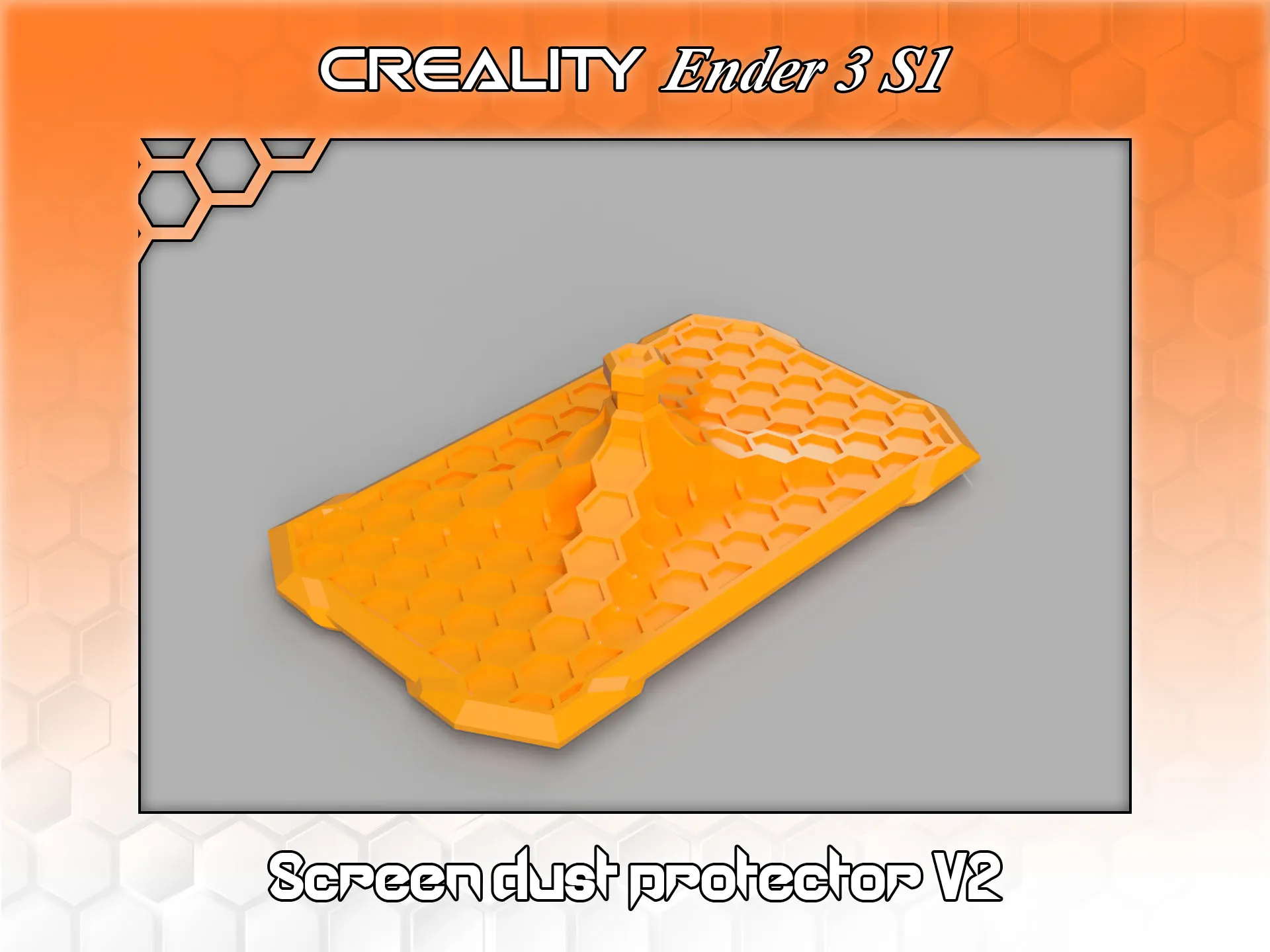 Bộ bảo vệ màn hình chống bụi V2 cho máy in Ender 3 S1