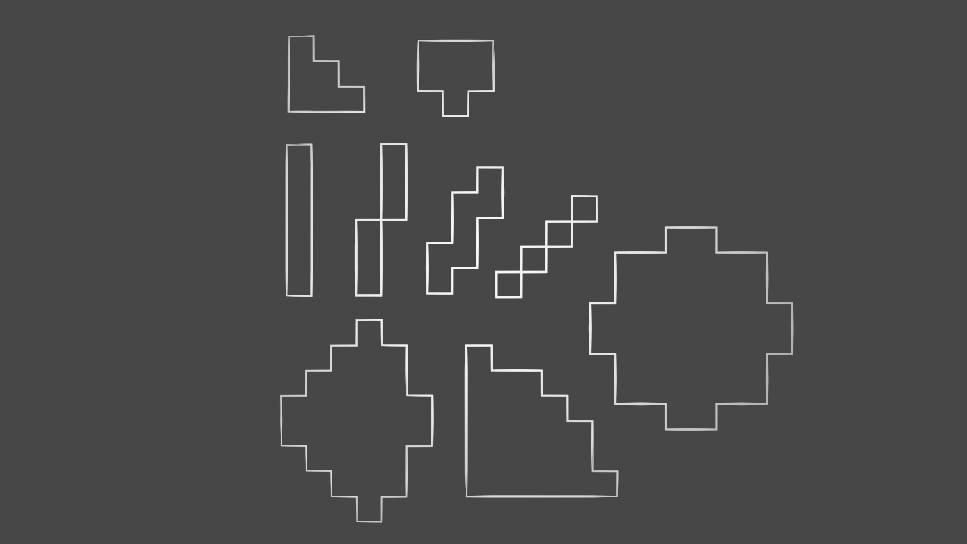 Mẫu khu vực ảnh hưởng và khu vực phép thuật cho trò chơi bàn