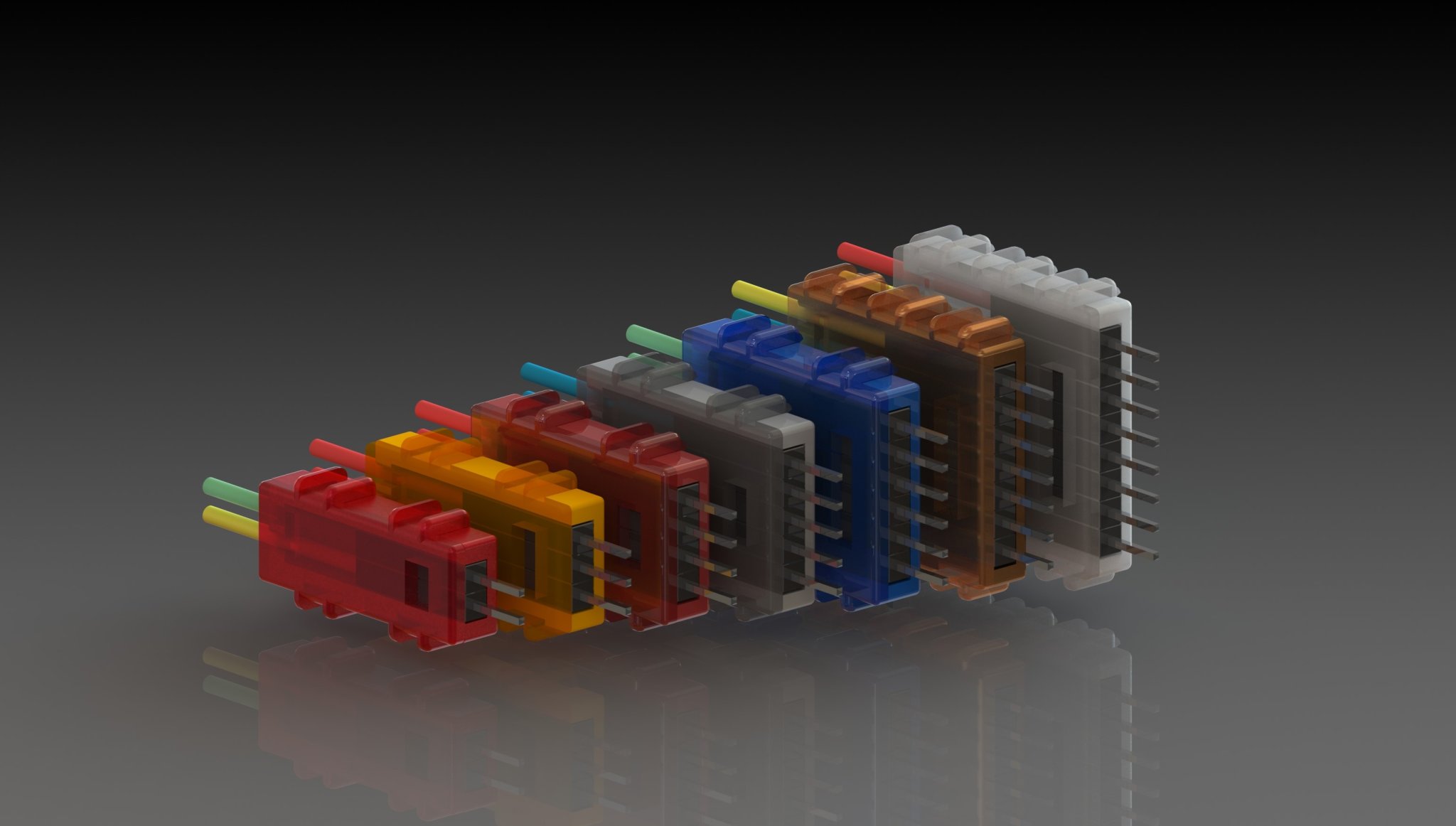 Kết nối 2-8 Pin Dupont cho dây nhảy