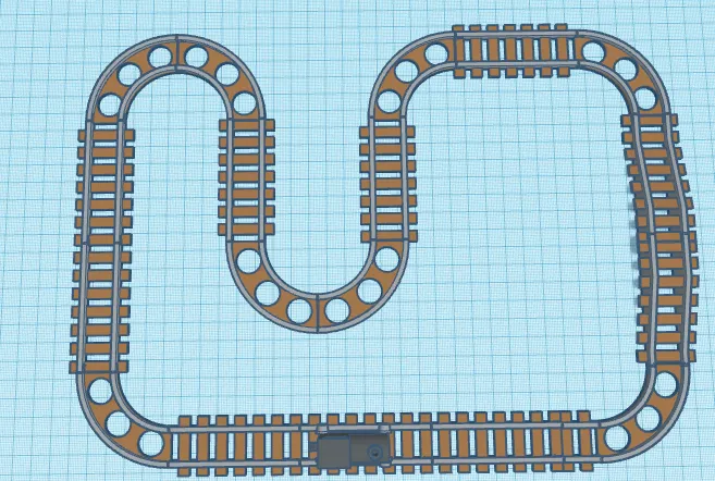 Mô hình tàu hỏa nhỏ cho trẻ em dễ lắp ráp