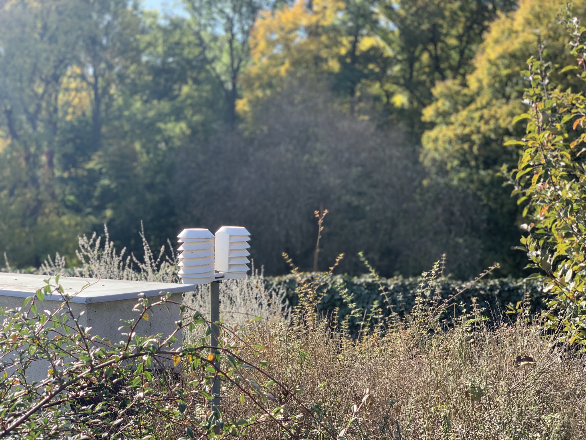 Giá đỡ và chắn bức xạ cho trạm thời tiết Netatmo 433MHz