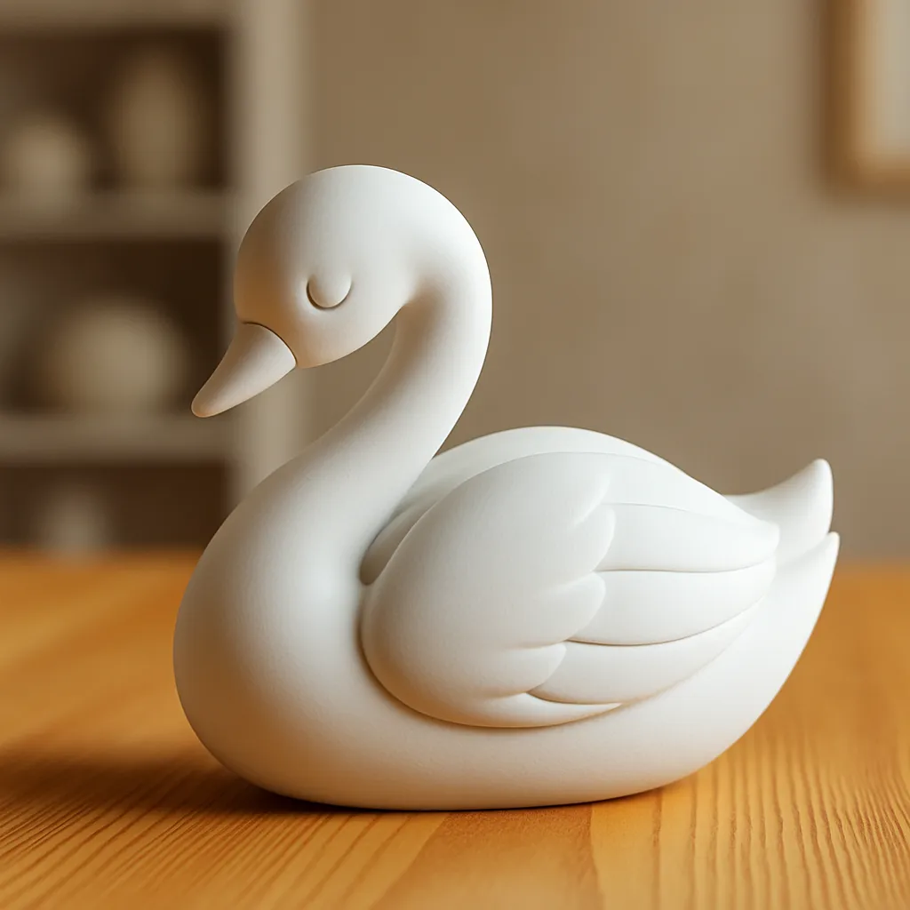 Thiên nga - Mô hình 3D chi tiết về loài chim thanh lịch