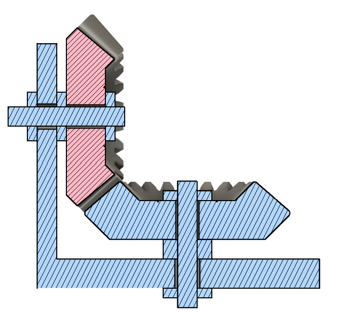 Bánh răng nghiêng hoạt động - Ví dụ minh họa