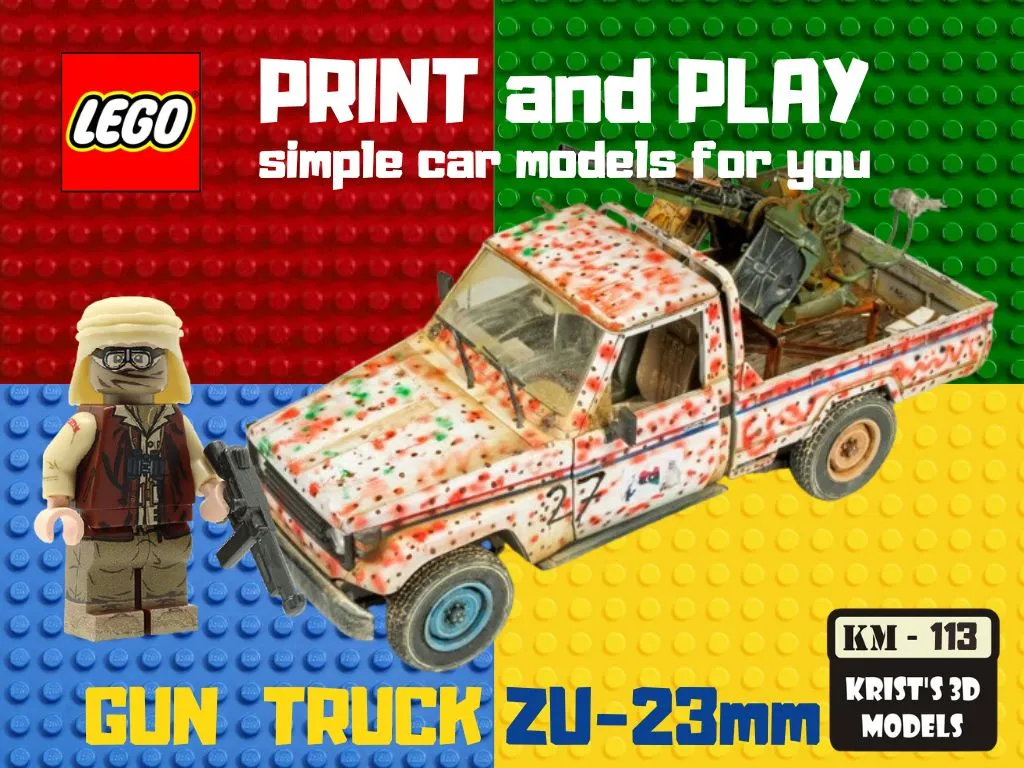 Xe tải vũ trang LEGO ZU-23