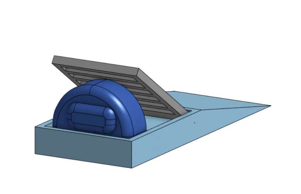 Giá đỡ cửa Amongus với thiết kế hài hước