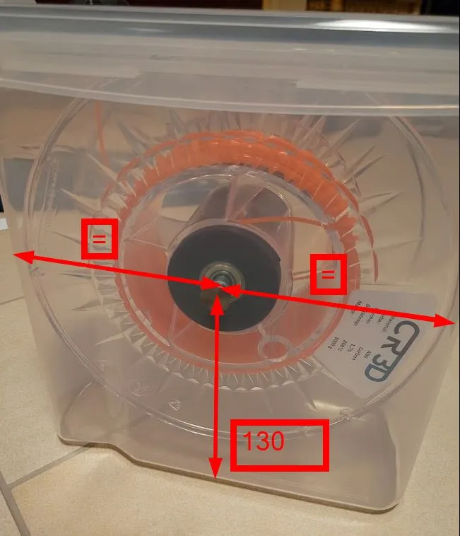 Giá đỡ cuộn filament cho hộp khô 4L