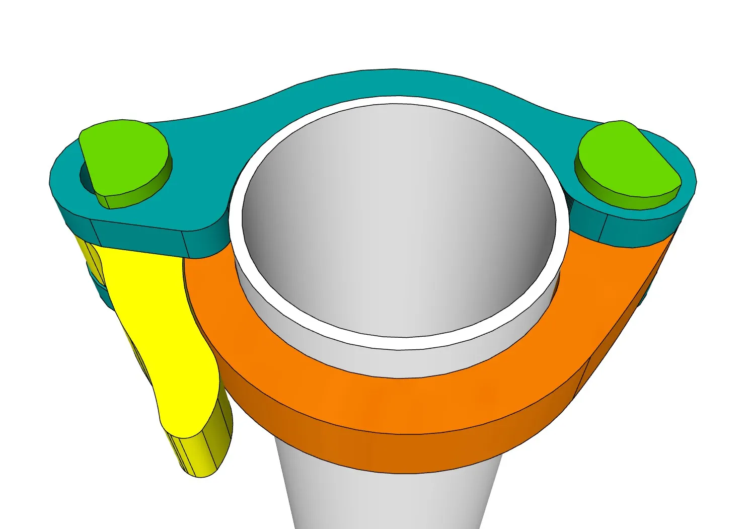 Kẹp ống nhanh chóng chắc chắn, có thể in và mở rộng