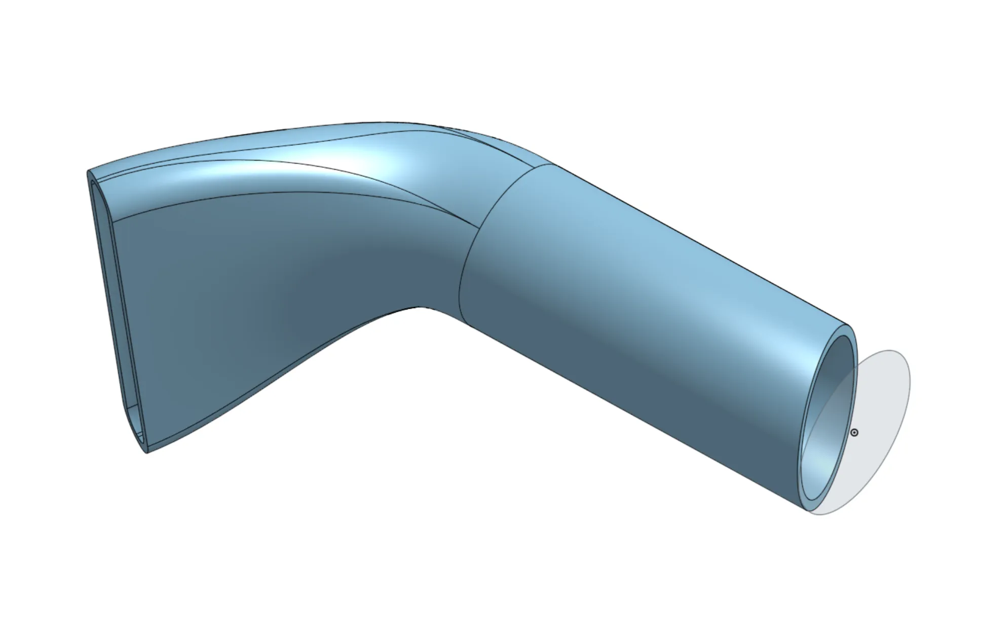 Bộ ống dẫn khí nghiêng cho máy thổi lá DeWalt DCV100