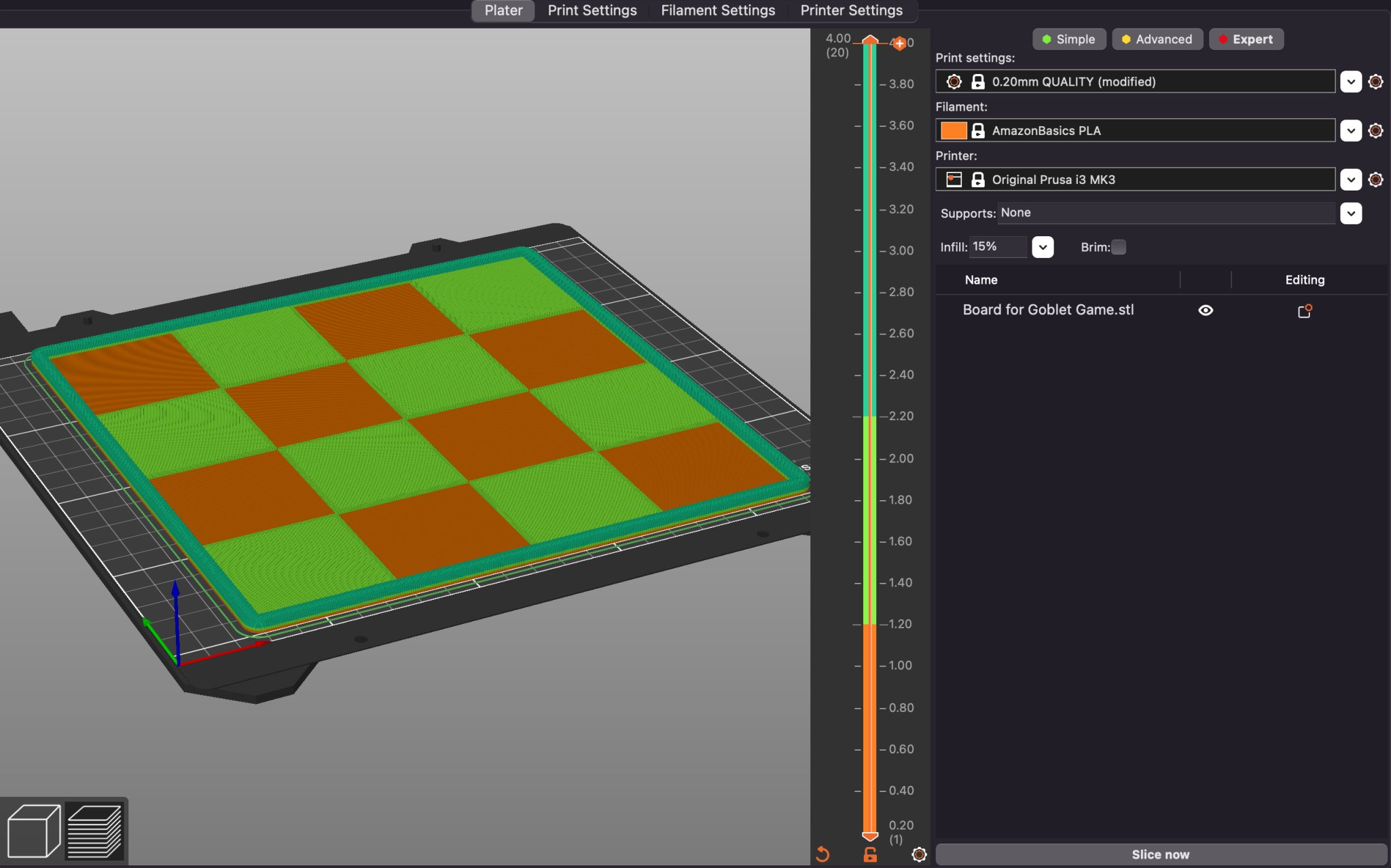 Trò chơi bàn cờ Goblet in màu 100% có thể in được