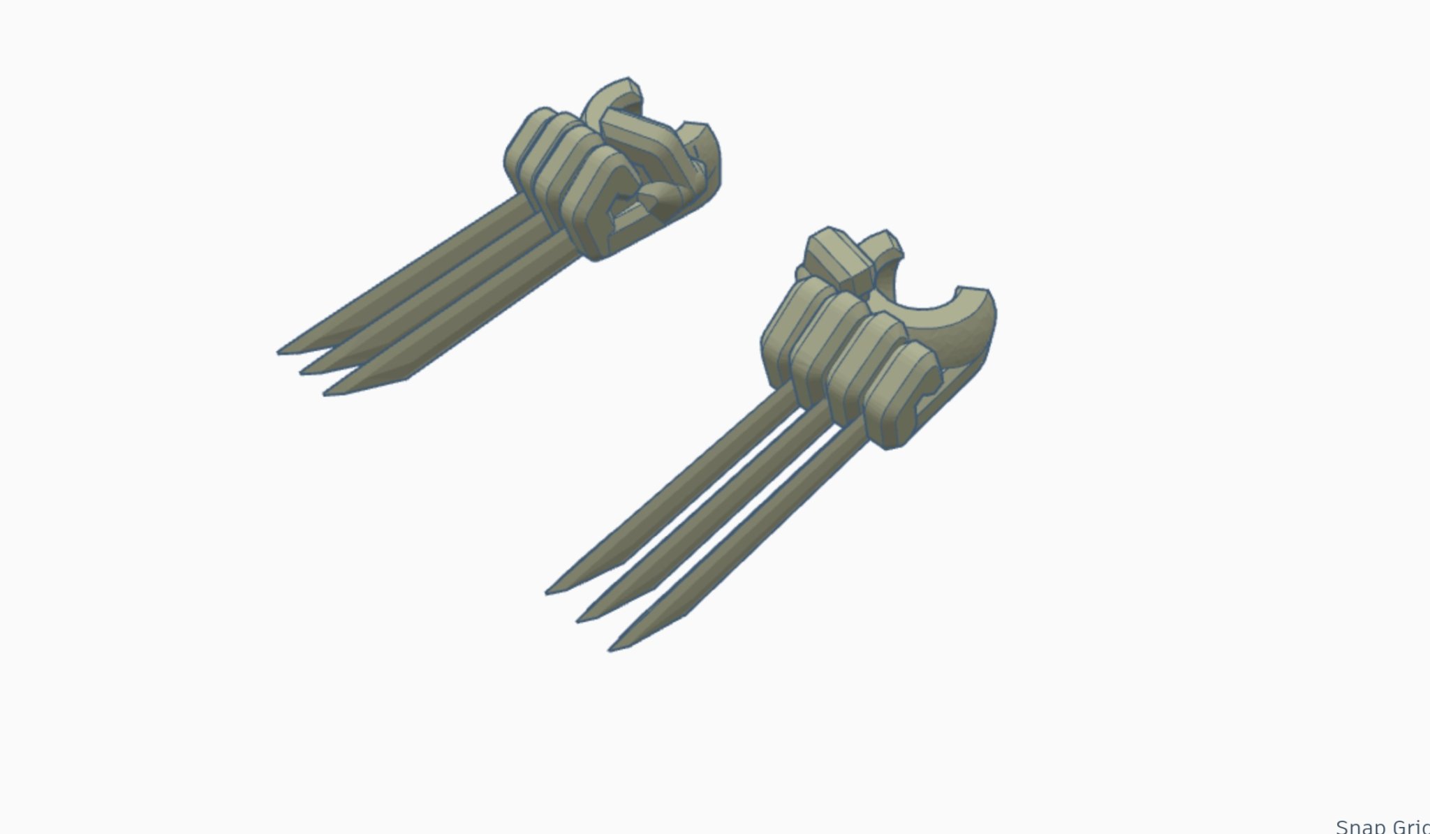 Móng vuốt Wolverine cho Dummy 13