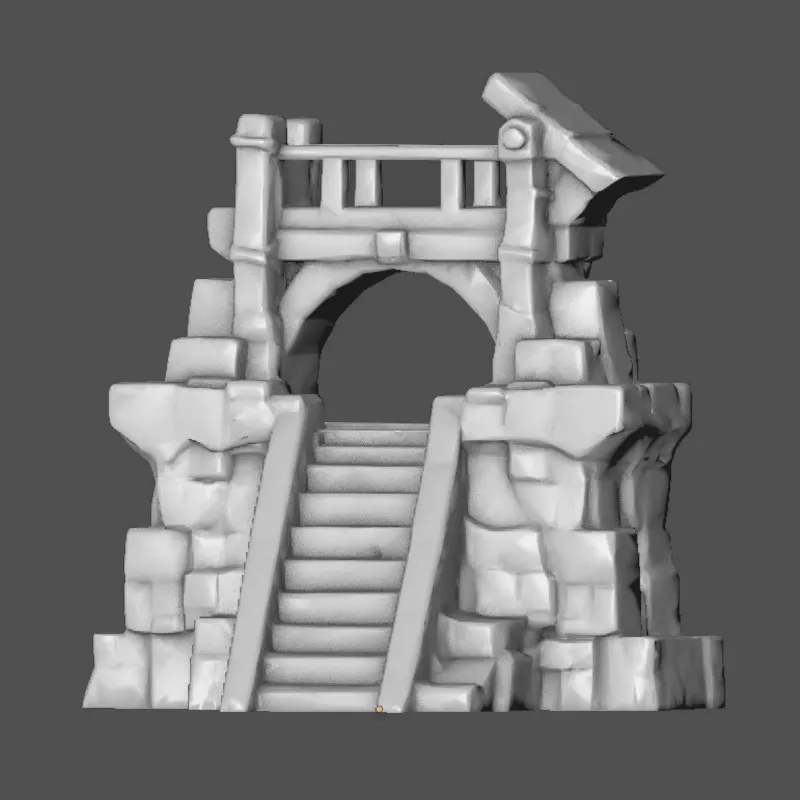 Pháo đài cầu cổng trong trò chơi Wargame 28mm