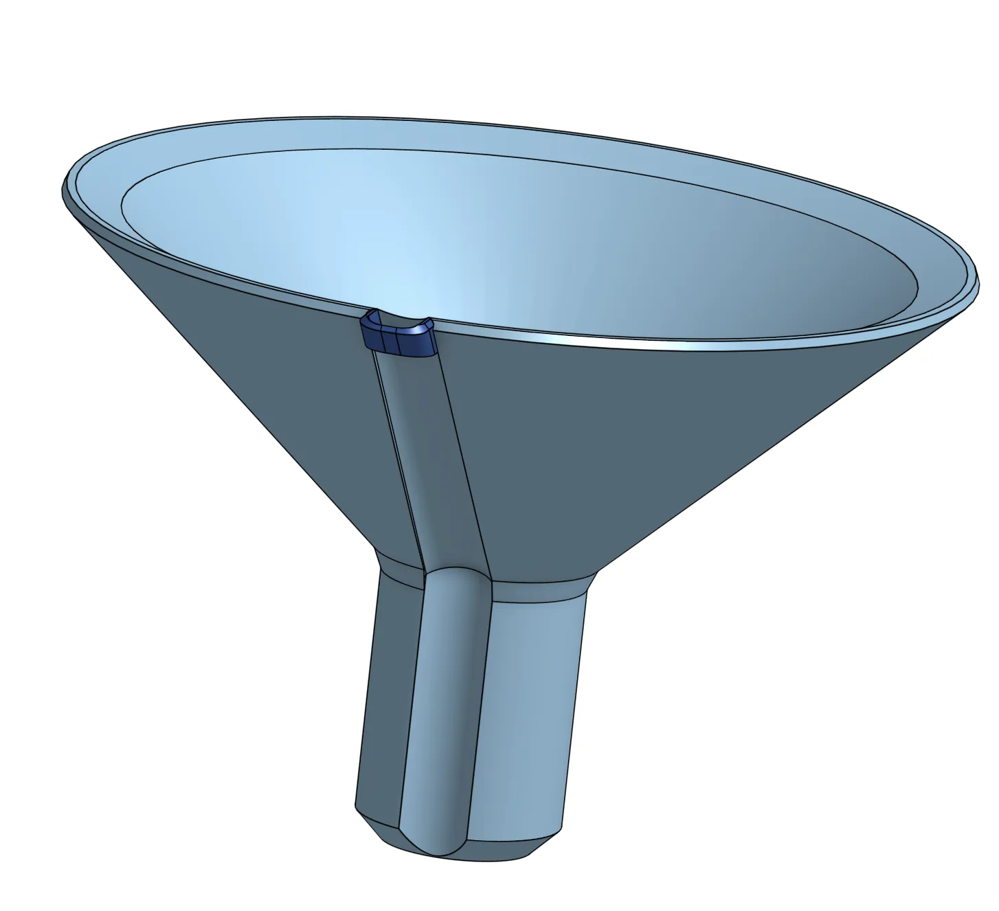 Bình nước có phễu và đường hầm khí gắn ba lô