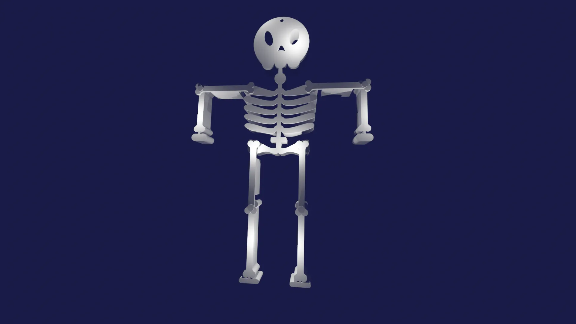 Khung xương lắc in tại chỗ cho Halloween