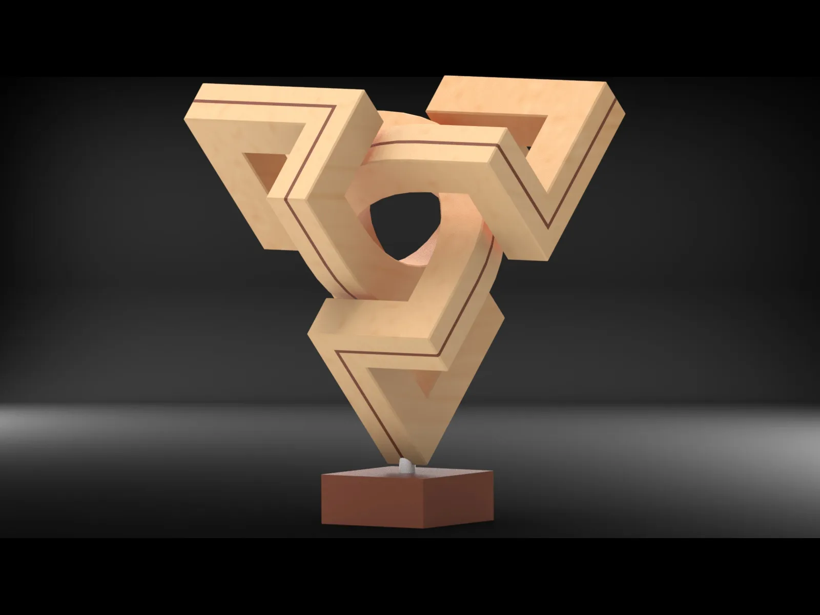 Tượng điêu khắc hình học #02