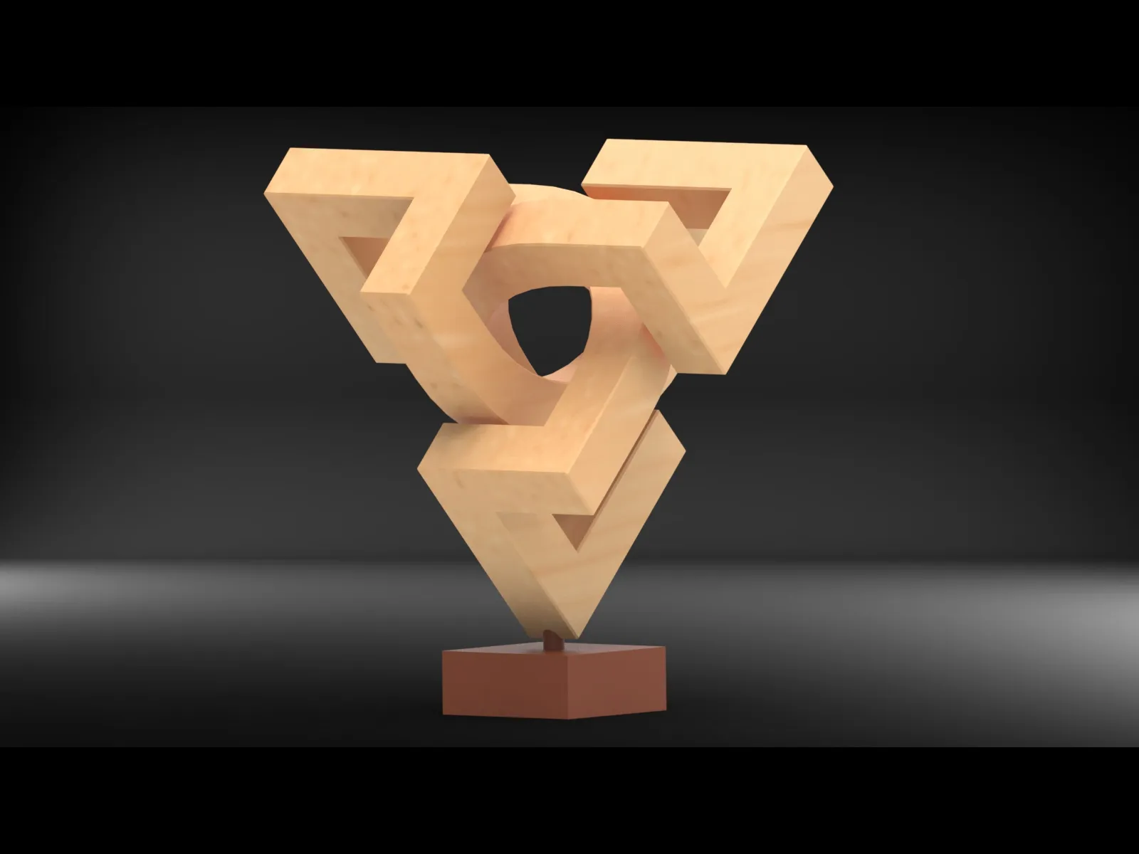 Tượng điêu khắc hình học #02