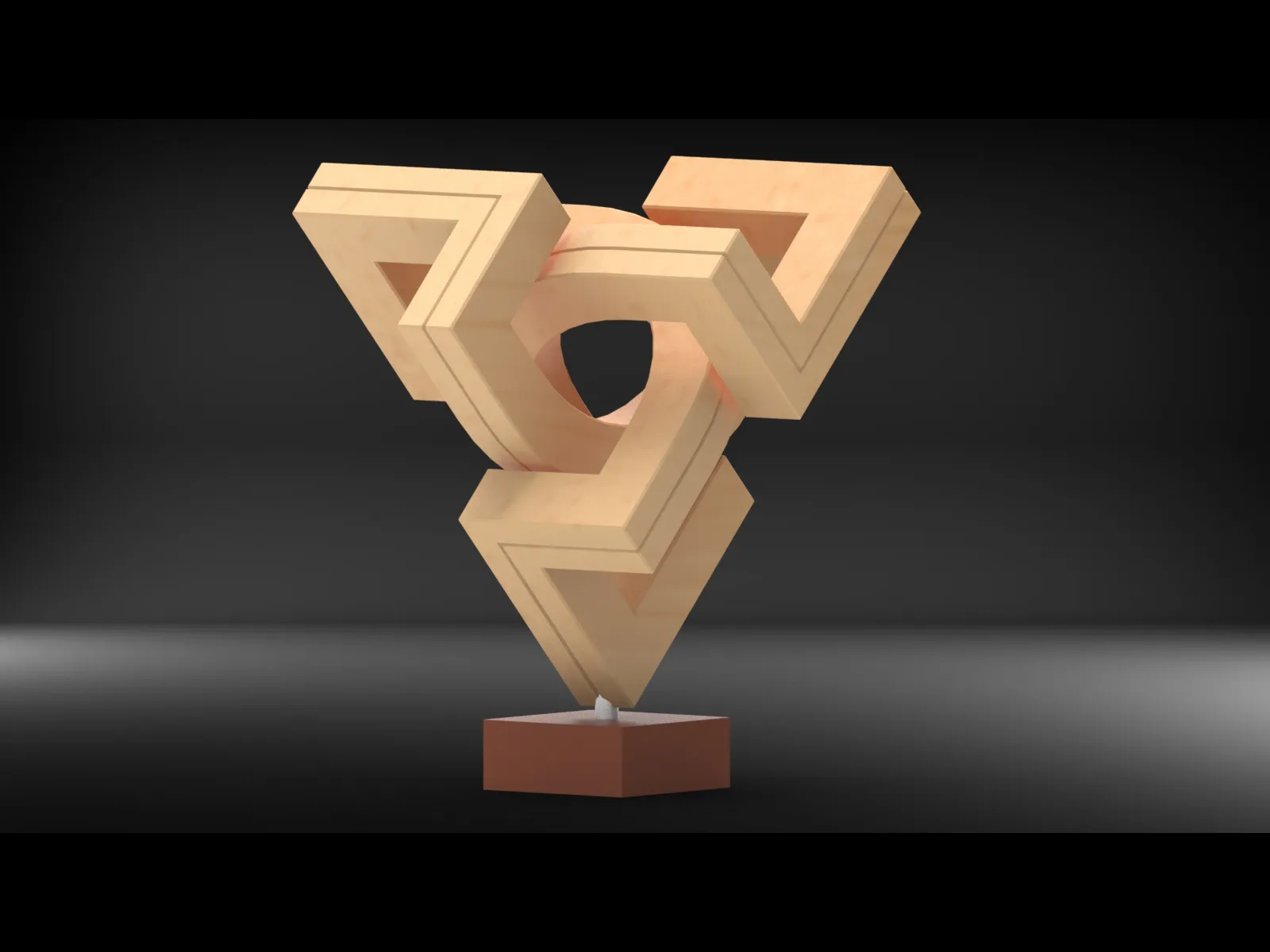 Tượng điêu khắc hình học #02