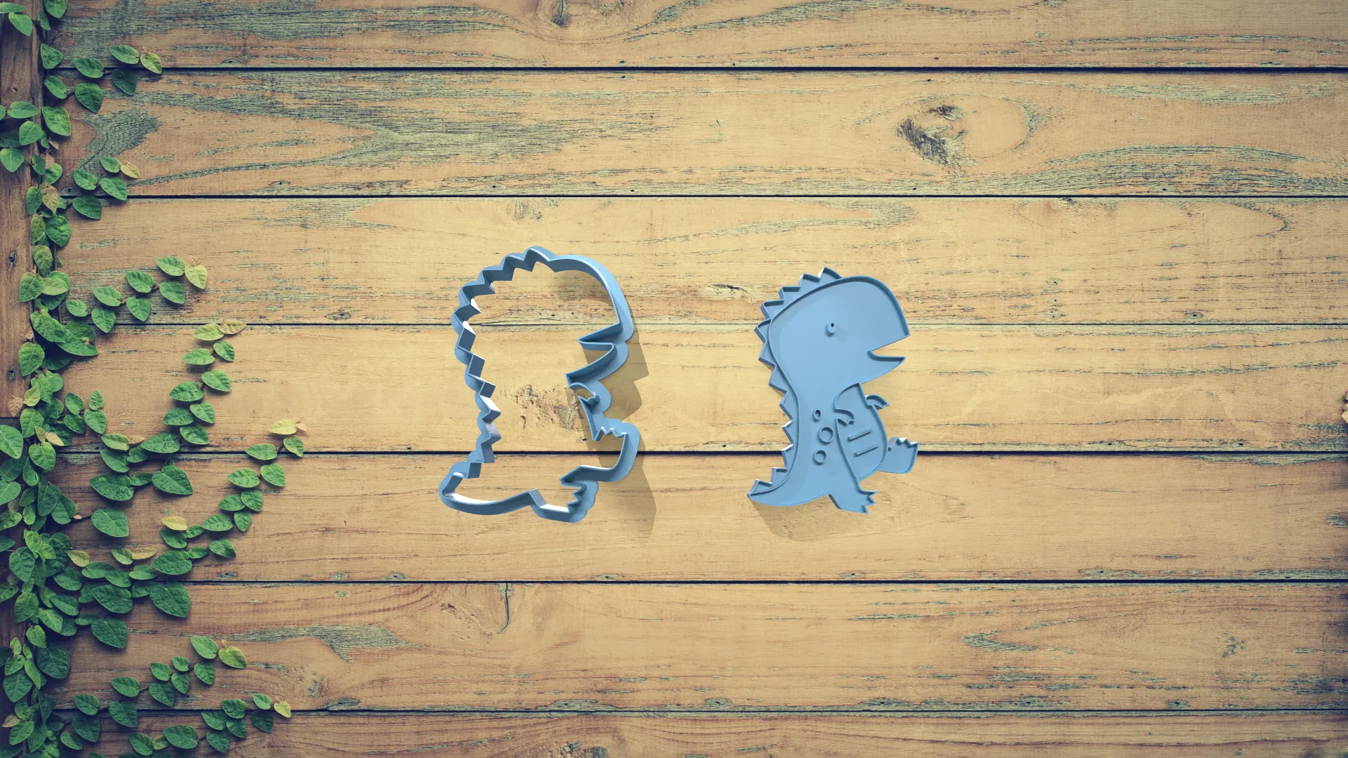 Bộ khuôn cắt bánh quy hình khủng long