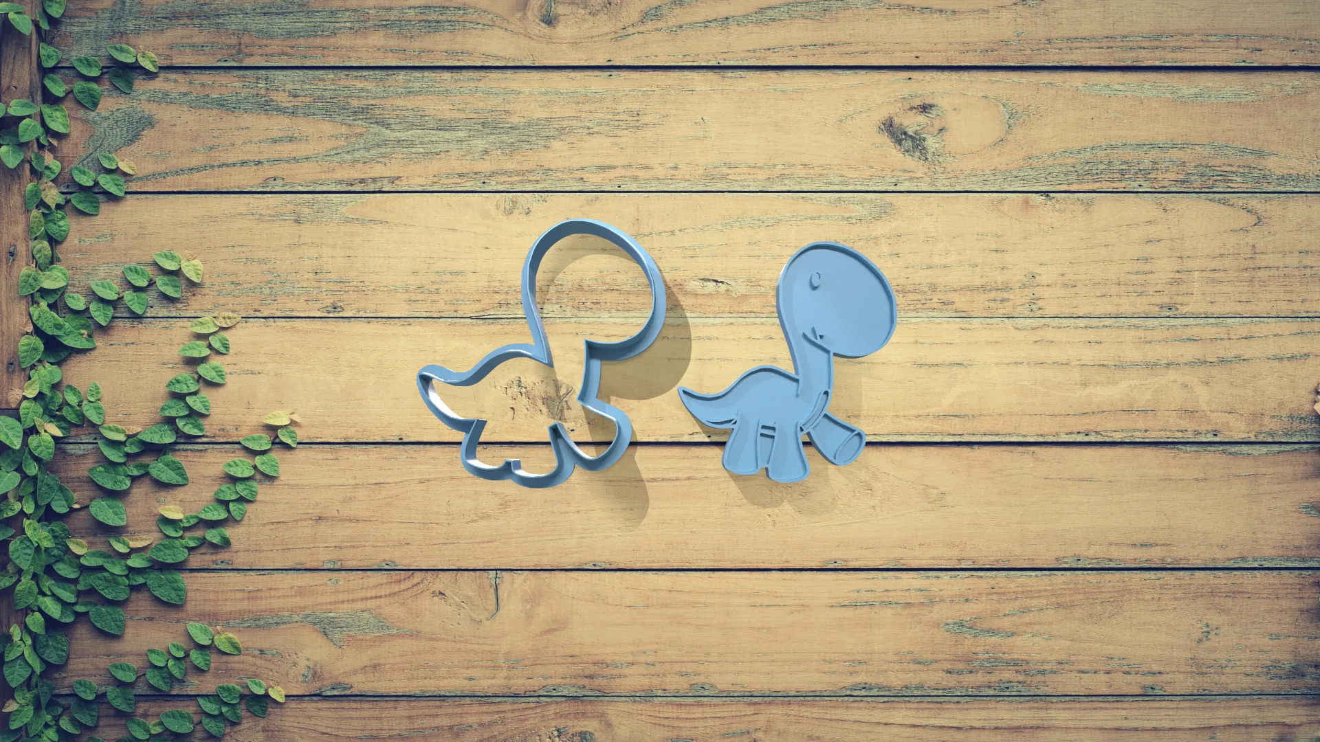 Bộ khuôn cắt bánh quy hình khủng long