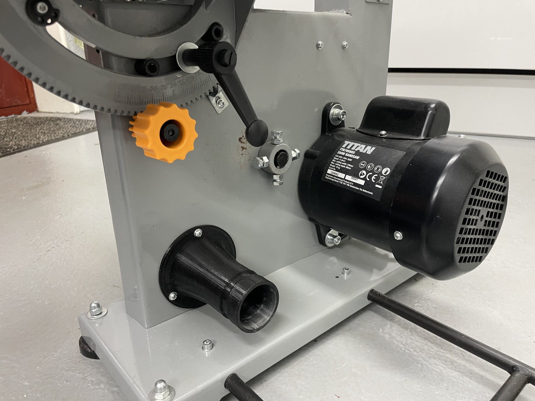 Bộ chuyển đổi cổng hút bụi cho máy cưa vòng DeWalt