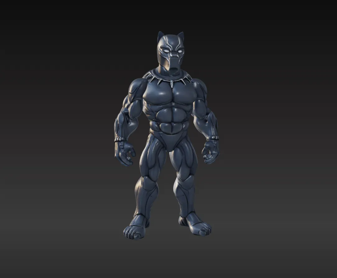 Nhân vật Báo Đen Marvel cho máy in 3D