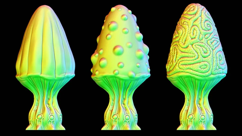 Bộ nấm "Mushroom Set C2" cho mô hình bàn chơi