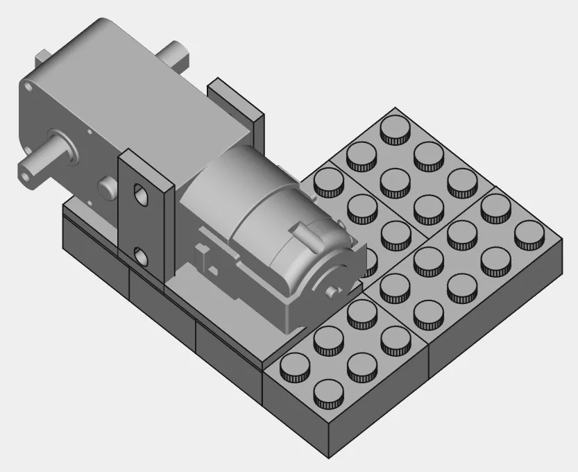 Kết nối mô tơ và bộ điều khiển tương thích LEGO