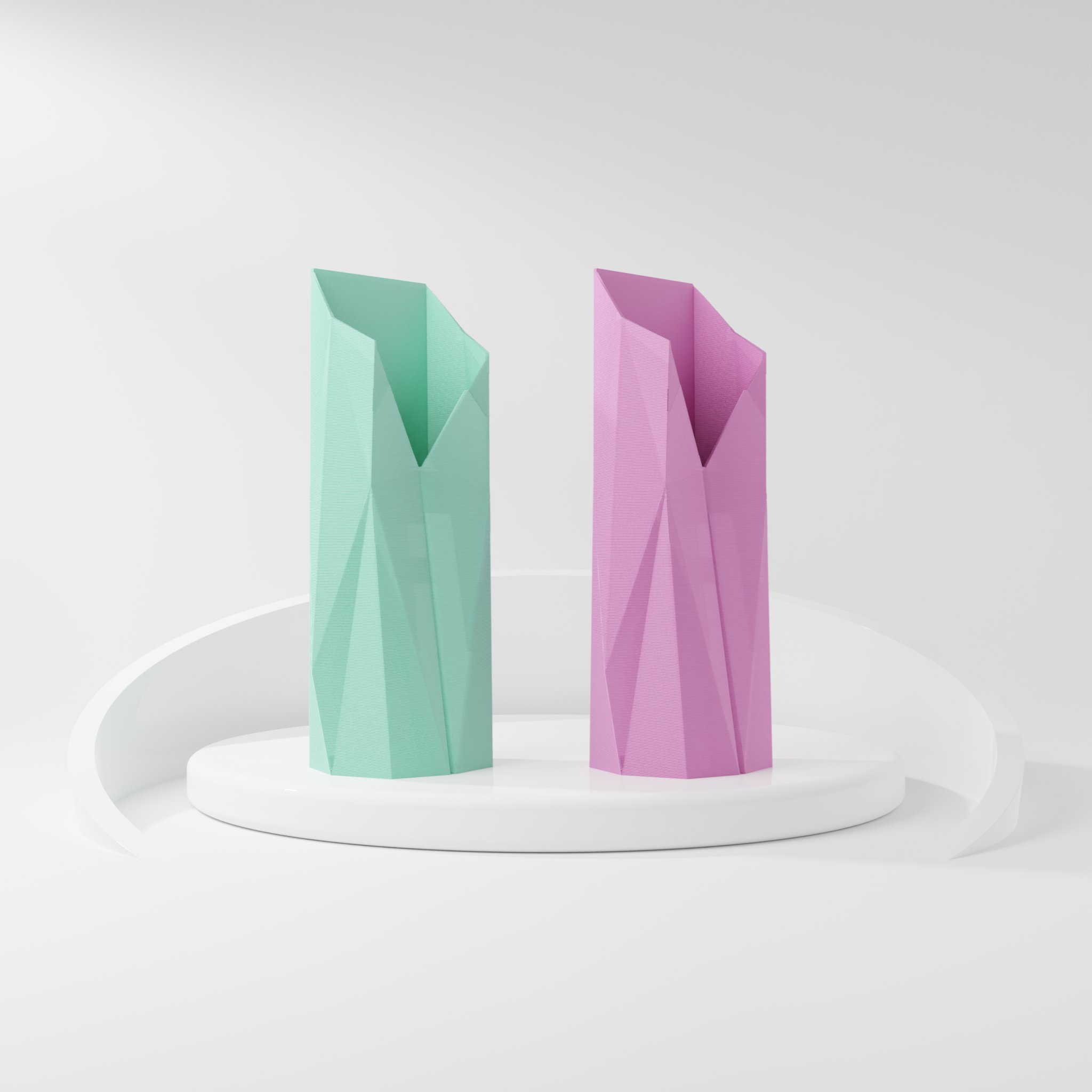 Bình hoa hình học hiện đại với thiết kế tối giản và bền...