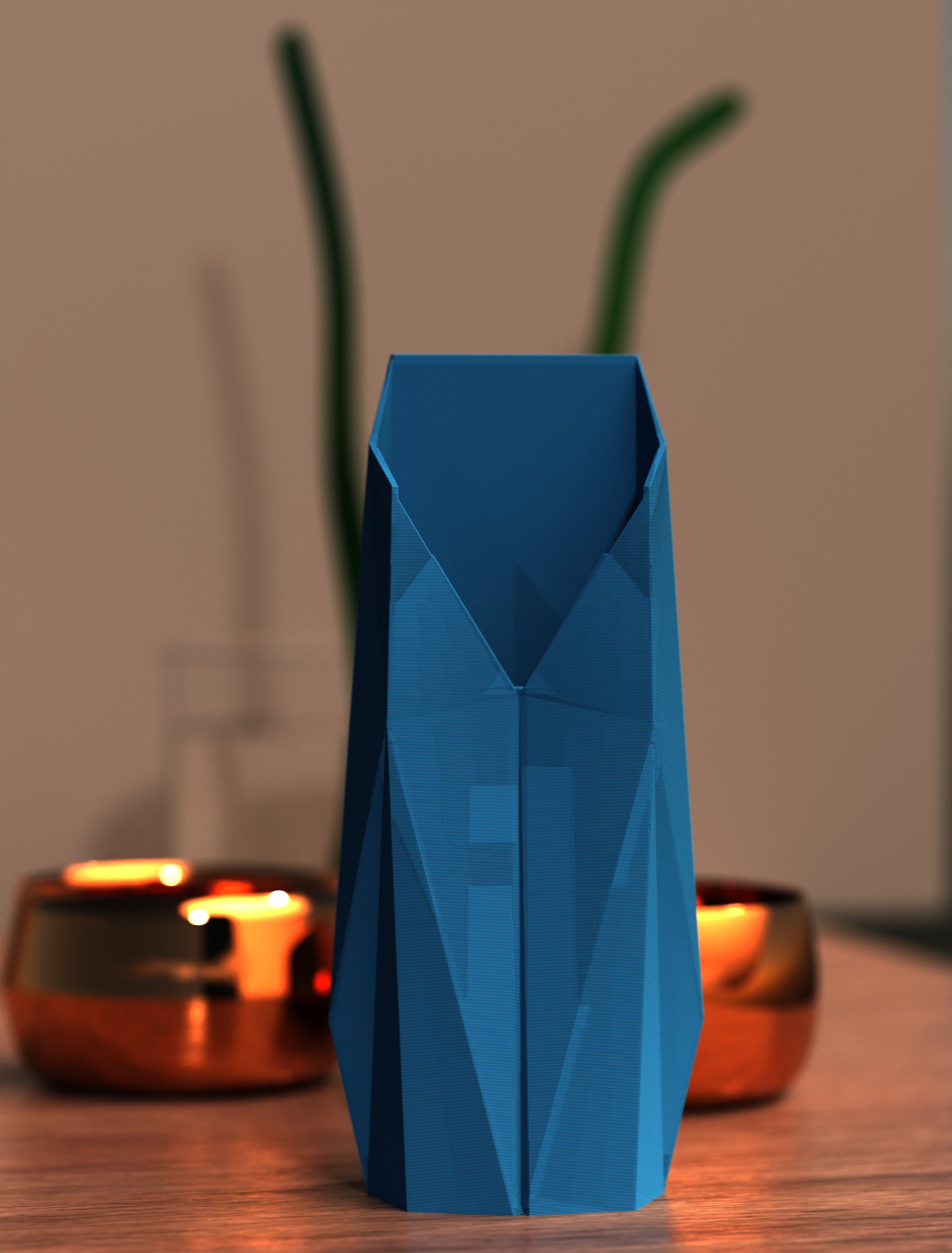 Bình hoa hình học hiện đại với thiết kế tối giản và bền...