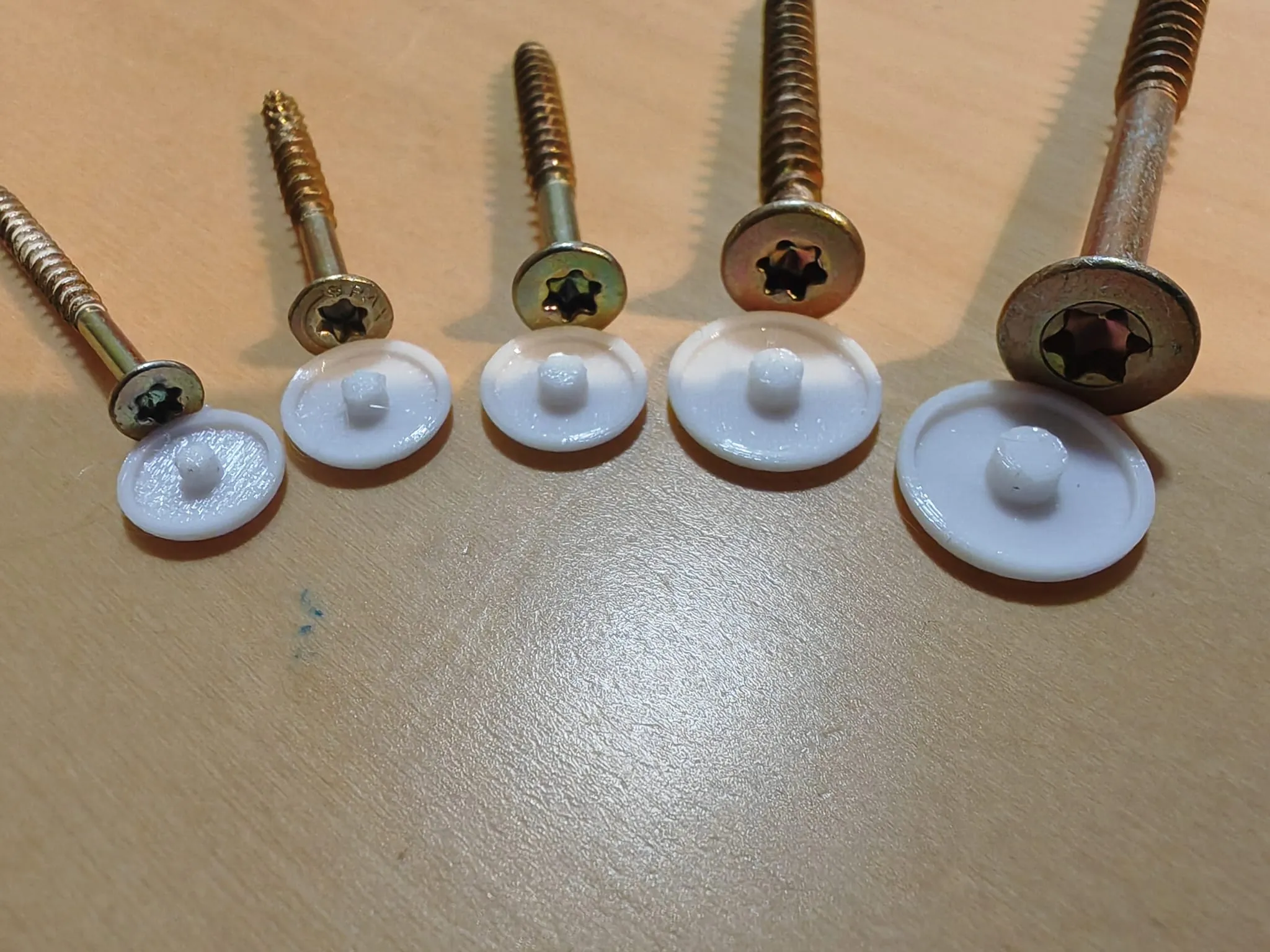 Nắp vít Torx cho các loại ốc (TX10, TX15, TX20, TX25, TX30, TX40)