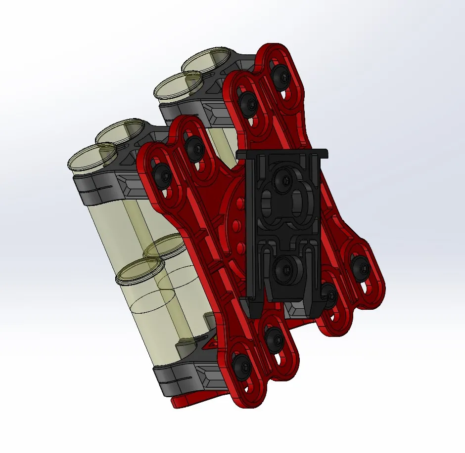 Giá đỡ đạn 2x4 cho nạp đạn Quad trong thể thao bắn súng 3 kh...