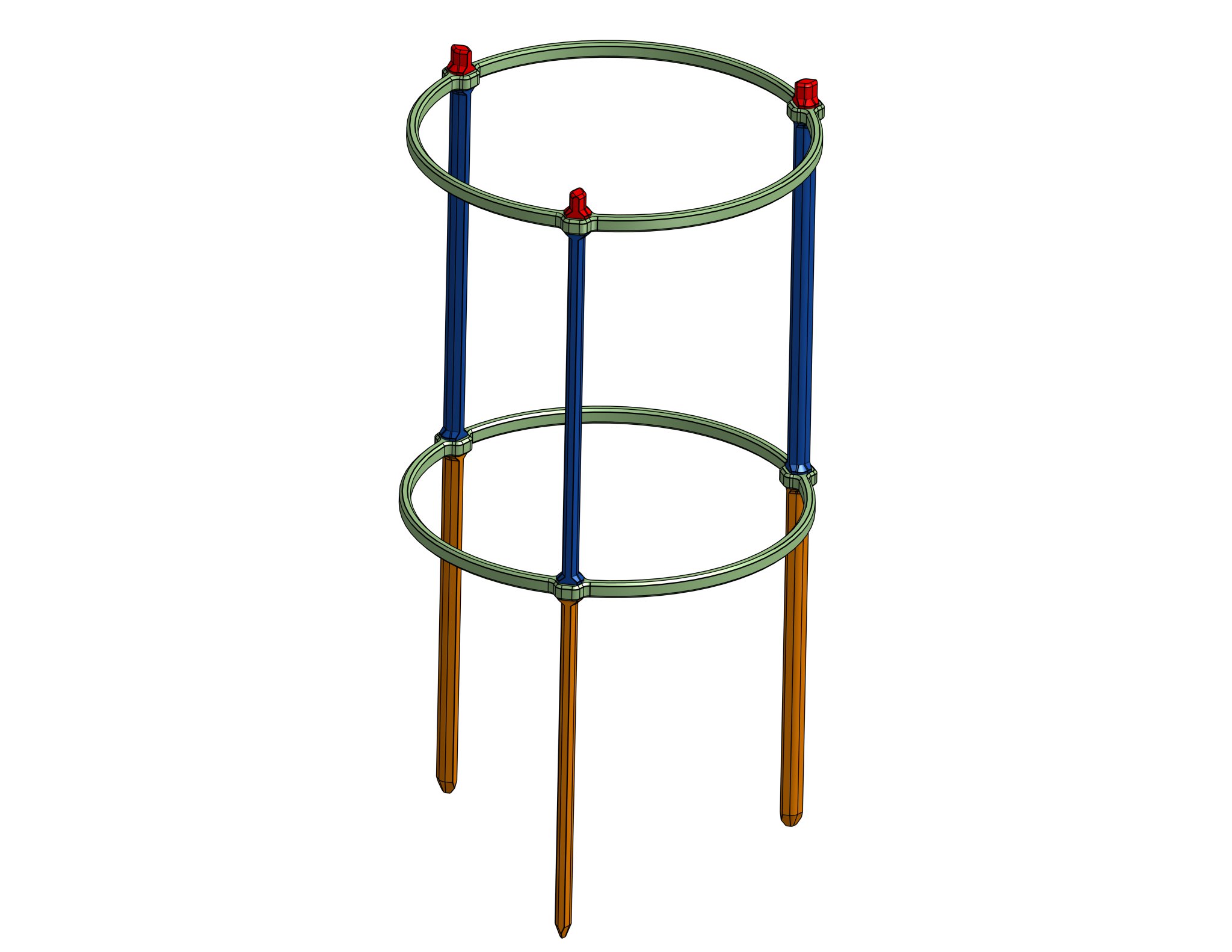 Giá đỡ cây trồng mô-đun xếp chồng linh hoạt