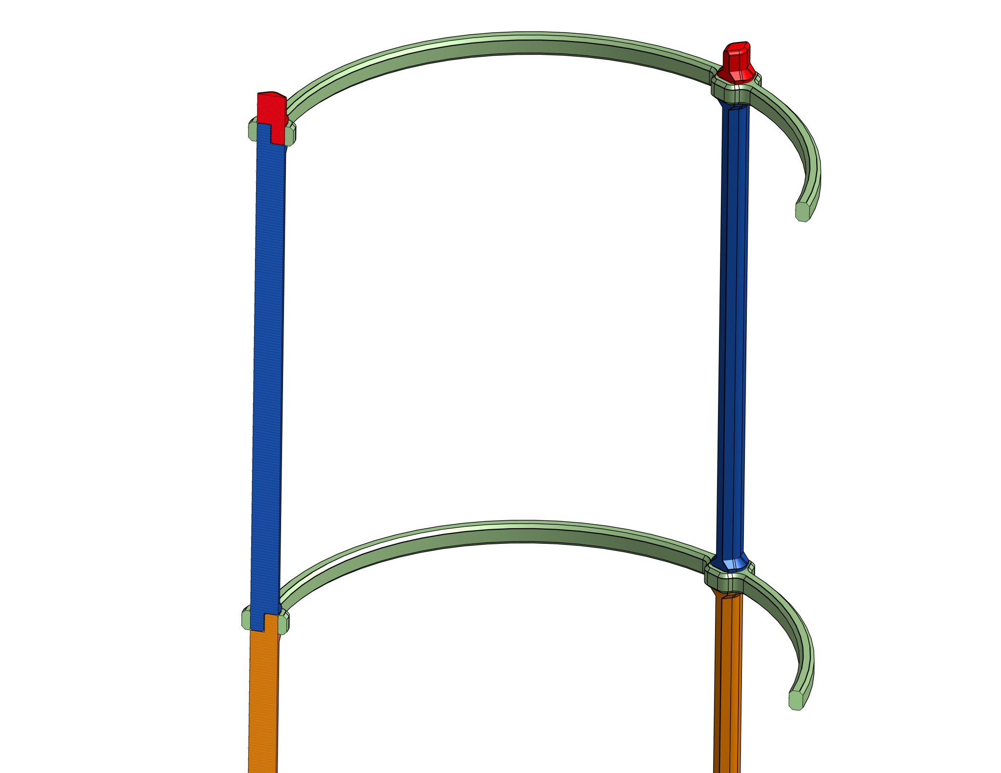 Giá đỡ cây trồng mô-đun xếp chồng linh hoạt