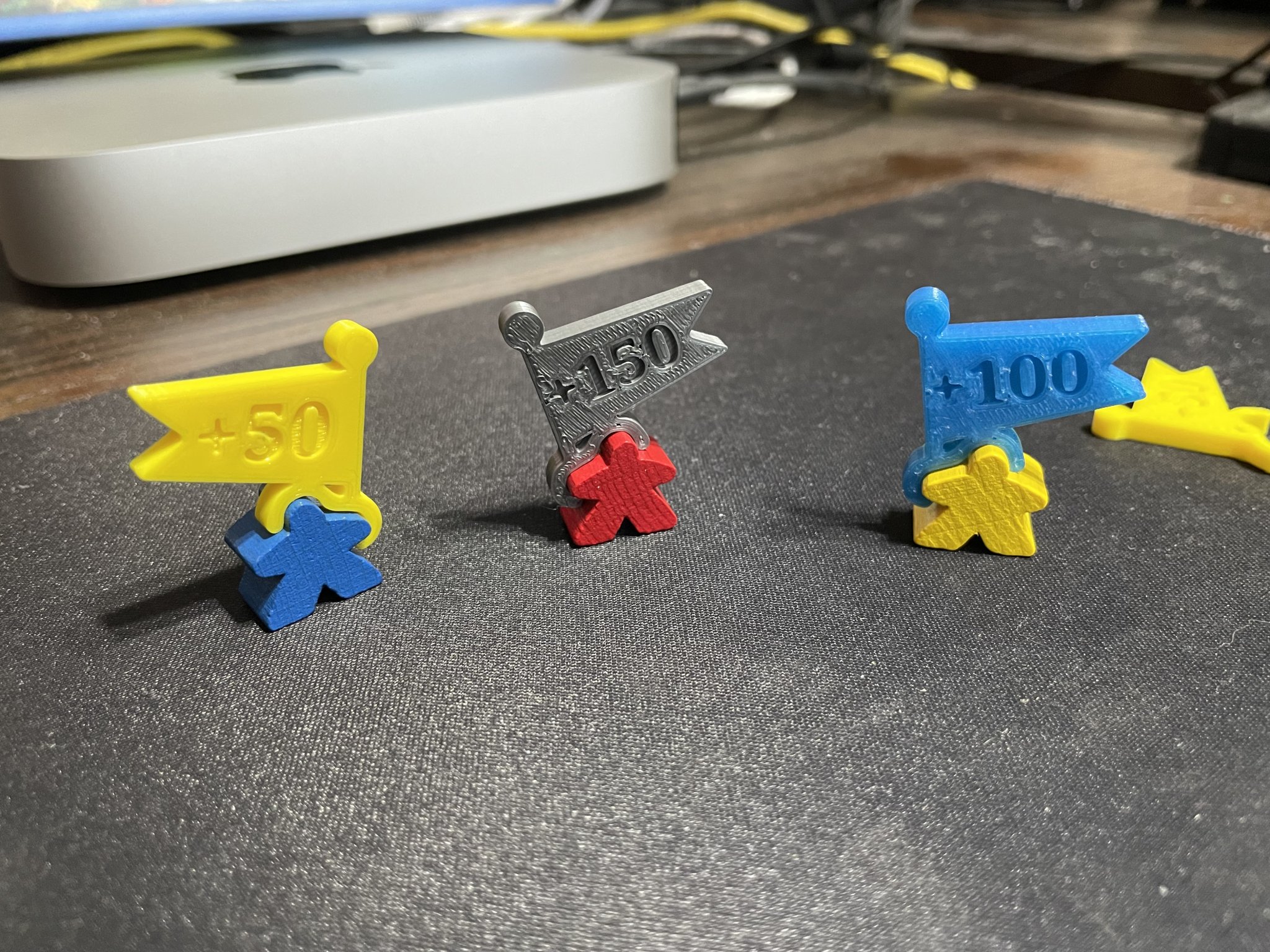 Cờ ghi điểm hai mặt cho trò chơi Carcassonne