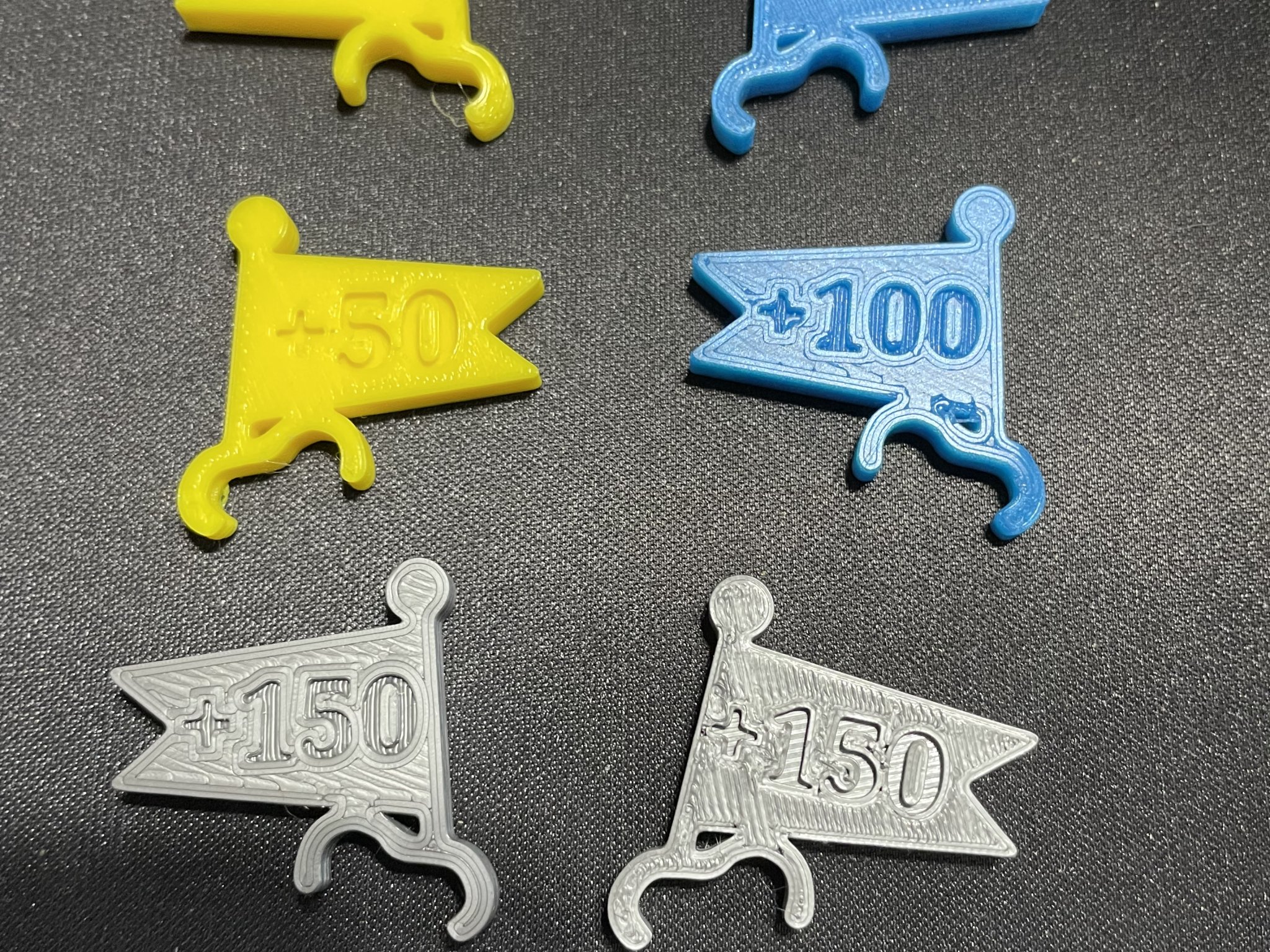 Cờ ghi điểm hai mặt cho trò chơi Carcassonne