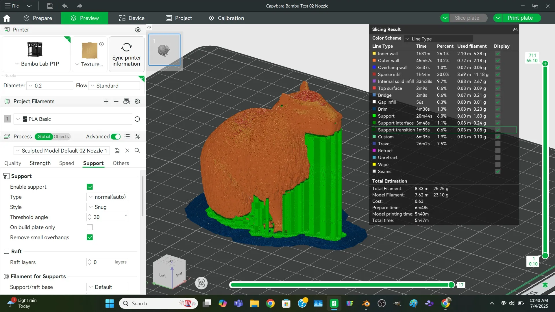 Bạn đồng hành capybara nhỏ dễ thương trong ngày căng thẳng
