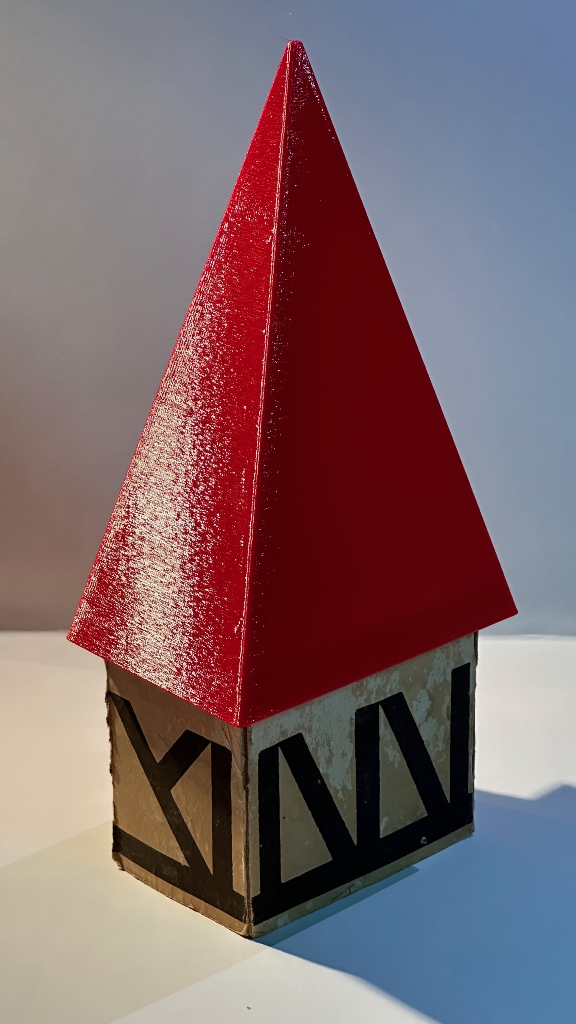 Mái nhà cho tháp hình chữ nhật trong lâu đài cổ