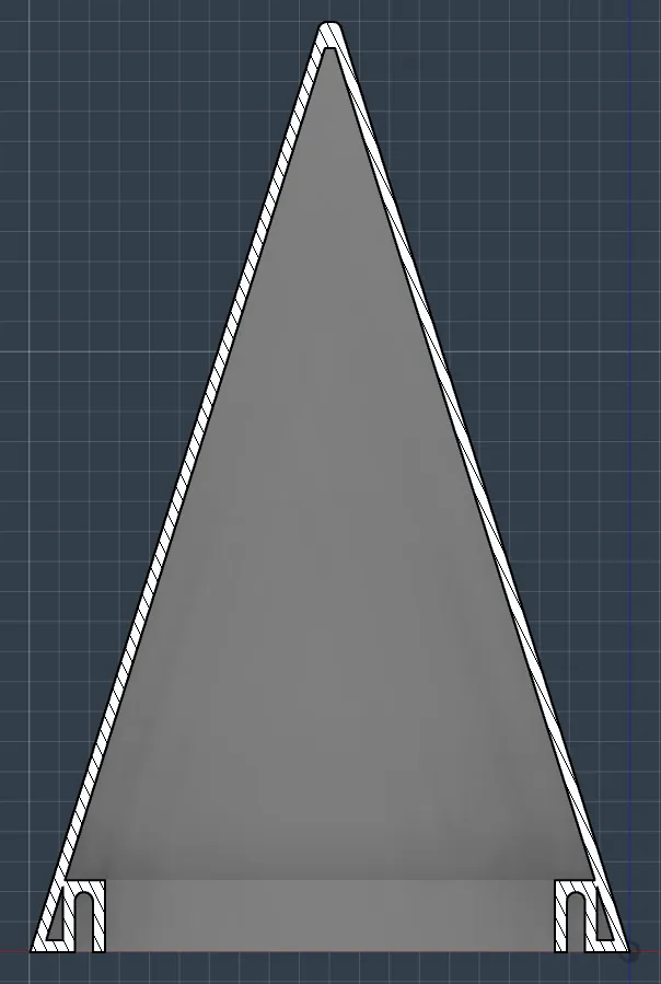 Mái nhà cho tháp hình chữ nhật trong lâu đài cổ