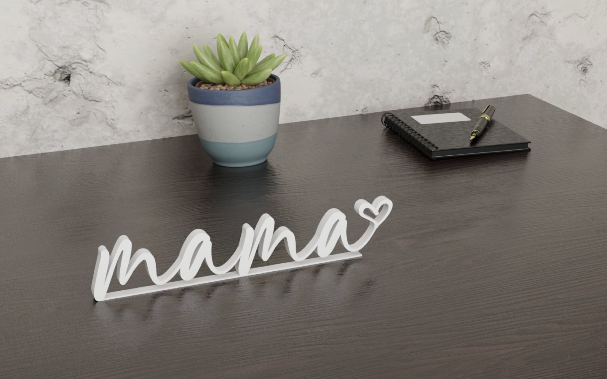 Giá đỡ bánh sinh nhật Mama phong cách tối giản