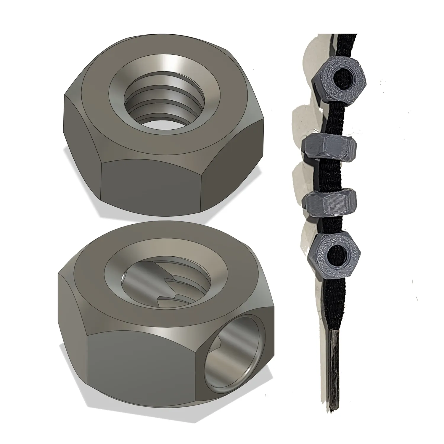 NUT Bead 1/4 20 chính xác cho các tình huống trang sức